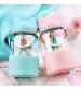 Bình nước thủy tinh kiểu dáng tai thỏ